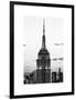 Top of Empire State Building, Manhattan, New York, White Frame, Full Size Photography-Philippe Hugonnard-Framed Art Print