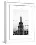 Top of Empire State Building, Manhattan, New York, White Frame, Full Size Photography-Philippe Hugonnard-Framed Art Print