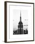 Top of Empire State Building, Manhattan, New York, White Frame, Full Size Photography-Philippe Hugonnard-Framed Art Print