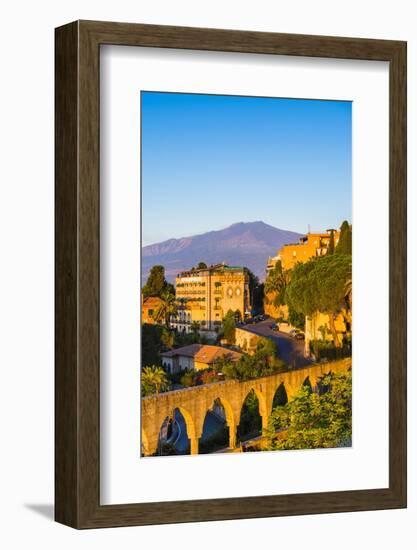 Top of Mount Etna Volcano at Sunrise Rising Above Taormina, Sicily, Italy, Mediterranean, Europe-Matthew Williams-Ellis-Framed Photographic Print