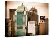 Top of Skyscrapers at Times Square-Philippe Hugonnard-Stretched Canvas
