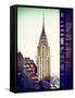 Top of the Chrysler Building - Manhattan - New York City - United States-Philippe Hugonnard-Framed Stretched Canvas