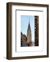 Top of the Chrysler Building - Manhattan - New York City - United States-Philippe Hugonnard-Framed Art Print