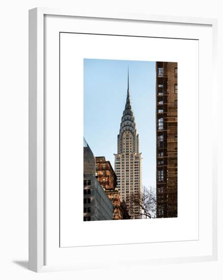 Top of the Chrysler Building - Manhattan - New York City - United States-Philippe Hugonnard-Framed Art Print