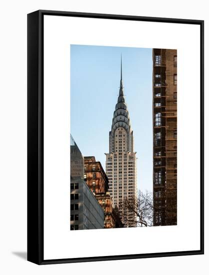 Top of the Chrysler Building - Manhattan - New York City - United States-Philippe Hugonnard-Framed Stretched Canvas