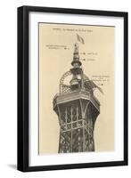 Top of the Eiffel Tower-null-Framed Art Print