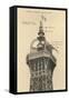 Top of the Eiffel Tower-null-Framed Stretched Canvas