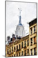 Top of the Empire Building III - In the Style of Oil Painting-Philippe Hugonnard-Mounted Giclee Print