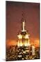 Top of the Empire Building - In the Style of Oil Painting-Philippe Hugonnard-Mounted Giclee Print