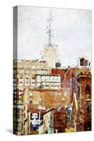 Top of the Empire Building IV - In the Style of Oil Painting-Philippe Hugonnard-Stretched Canvas