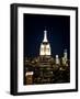 Top of the Empire State Building and One World Trade Center at Sunset, Manhattan, New York, US-Philippe Hugonnard-Framed Photographic Print