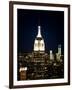 Top of the Empire State Building and One World Trade Center at Sunset, Manhattan, New York, US-Philippe Hugonnard-Framed Photographic Print