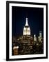 Top of the Empire State Building and One World Trade Center at Sunset, Manhattan, New York, US-Philippe Hugonnard-Framed Photographic Print