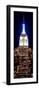 Top of the Empire State Building and One World Trade Center by Night, Manhattan, New York City-Philippe Hugonnard-Framed Photographic Print