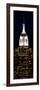 Top of the Empire State Building and One World Trade Center by Night, Manhattan, New York City-Philippe Hugonnard-Framed Photographic Print