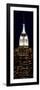 Top of the Empire State Building and One World Trade Center by Night, Manhattan, New York City-Philippe Hugonnard-Framed Photographic Print