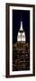 Top of the Empire State Building and One World Trade Center by Night, Manhattan, New York City-Philippe Hugonnard-Framed Photographic Print