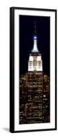 Top of the Empire State Building and One World Trade Center by Night, Manhattan, New York City-Philippe Hugonnard-Framed Photographic Print