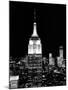 Top of the Empire State Building and One World Trade Center by Night, Manhattan, NYC-Philippe Hugonnard-Mounted Photographic Print