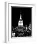 Top of the Empire State Building and One World Trade Center by Night, Manhattan, NYC-Philippe Hugonnard-Framed Photographic Print