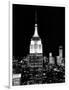 Top of the Empire State Building and One World Trade Center by Night, Manhattan, NYC-Philippe Hugonnard-Framed Photographic Print