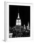 Top of the Empire State Building and One World Trade Center by Night, Manhattan, NYC-Philippe Hugonnard-Framed Premium Photographic Print