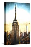 Top of the Empire State Building at Sunset II-Philippe Hugonnard-Stretched Canvas