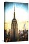 Top of the Empire State Building at Sunset II-Philippe Hugonnard-Stretched Canvas
