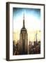 Top of the Empire State Building at Sunset II-Philippe Hugonnard-Framed Giclee Print