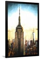 Top of the Empire State Building at Sunset II-Philippe Hugonnard-Framed Giclee Print