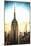 Top of the Empire State Building at Sunset II-Philippe Hugonnard-Mounted Giclee Print