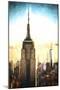 Top of the Empire State Building at Sunset II-Philippe Hugonnard-Mounted Giclee Print