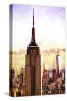 Top of the Empire State Building at Sunset-Philippe Hugonnard-Stretched Canvas