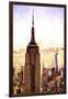 Top of the Empire State Building at Sunset-Philippe Hugonnard-Framed Giclee Print