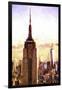 Top of the Empire State Building at Sunset-Philippe Hugonnard-Framed Giclee Print