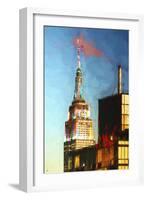 Top of the Empire State Building-Philippe Hugonnard-Framed Giclee Print