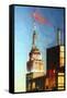 Top of the Empire State Building-Philippe Hugonnard-Framed Stretched Canvas