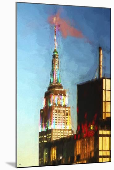 Top of the Empire State Building-Philippe Hugonnard-Mounted Giclee Print