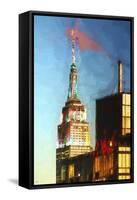 Top of the Empire State Building-Philippe Hugonnard-Framed Stretched Canvas