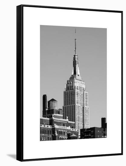 Top of the Empire State Building-Philippe Hugonnard-Framed Stretched Canvas