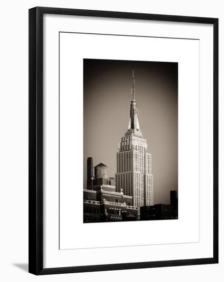 Top of the Empire State Building-Philippe Hugonnard-Framed Art Print