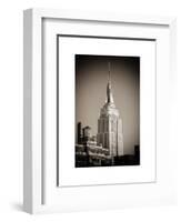 Top of the Empire State Building-Philippe Hugonnard-Framed Art Print