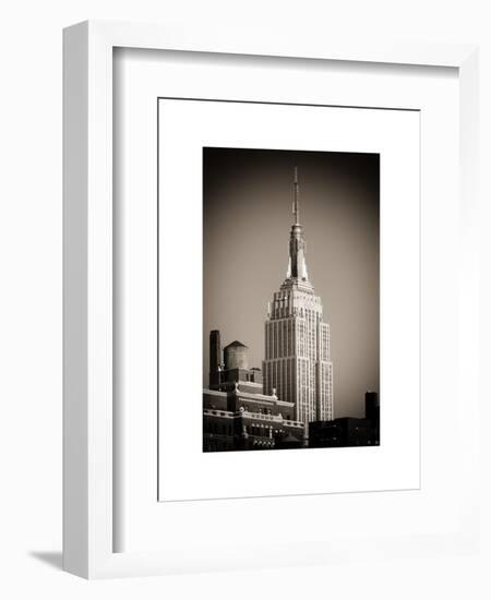 Top of the Empire State Building-Philippe Hugonnard-Framed Art Print