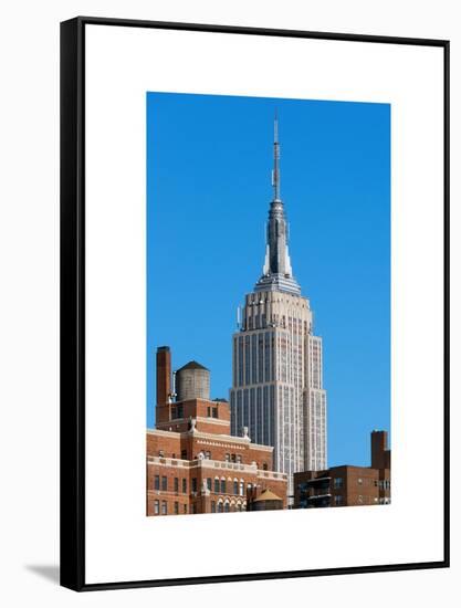 Top of the Empire State Building-Philippe Hugonnard-Framed Stretched Canvas