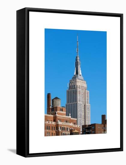 Top of the Empire State Building-Philippe Hugonnard-Framed Stretched Canvas