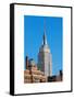 Top of the Empire State Building-Philippe Hugonnard-Framed Stretched Canvas