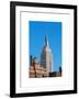 Top of the Empire State Building-Philippe Hugonnard-Framed Art Print