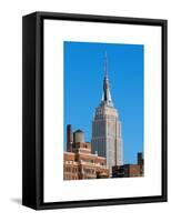 Top of the Empire State Building-Philippe Hugonnard-Framed Stretched Canvas