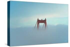 Top of the Golden Gate-Martin Podt-Stretched Canvas