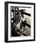 Top of the Mooring Mast, Empire State Building-Lewis Wickes Hine-Framed Giclee Print